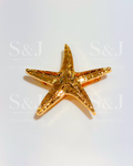Broche Estrela-do-Mar Dourado