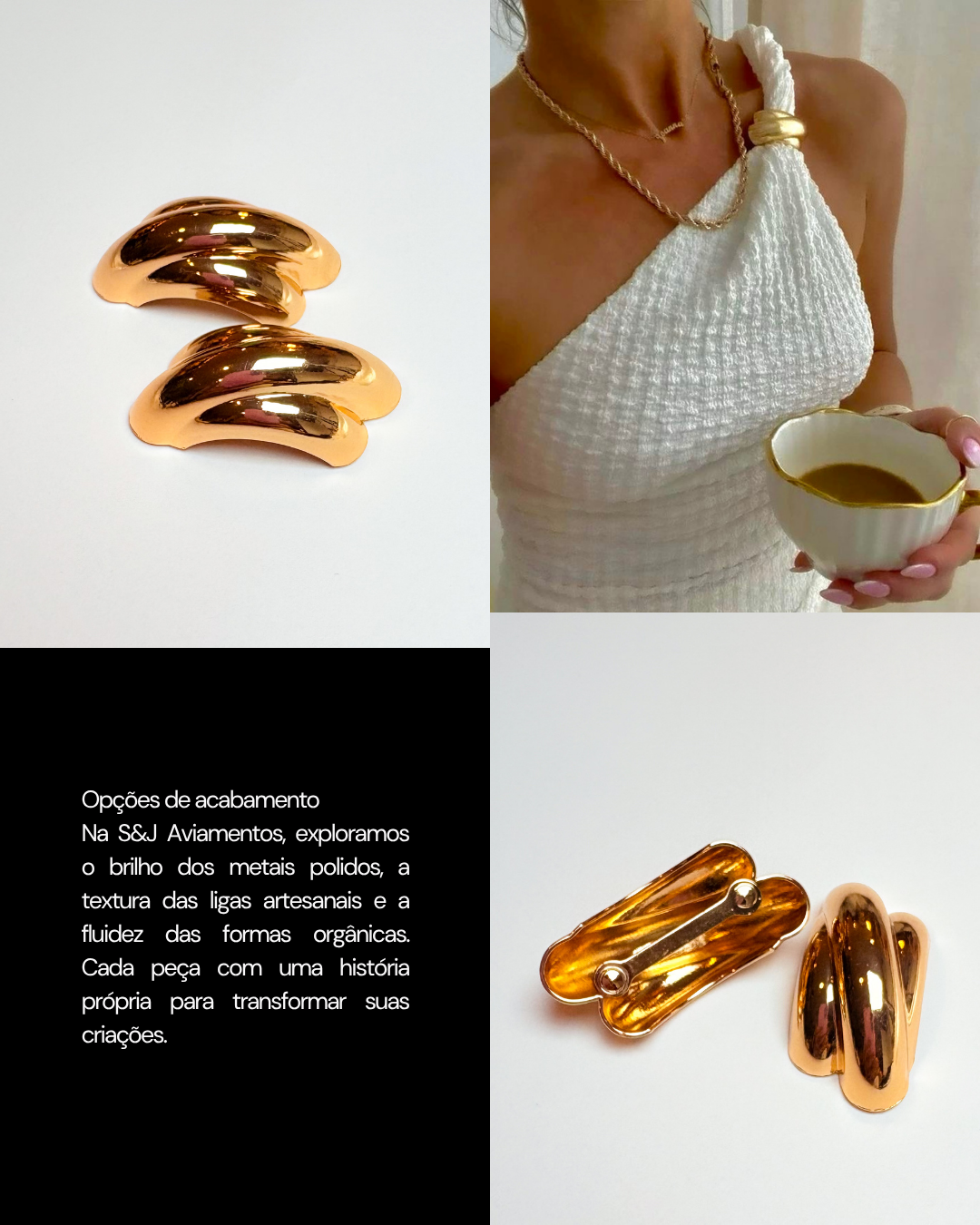 Passante Dourado Orgânico